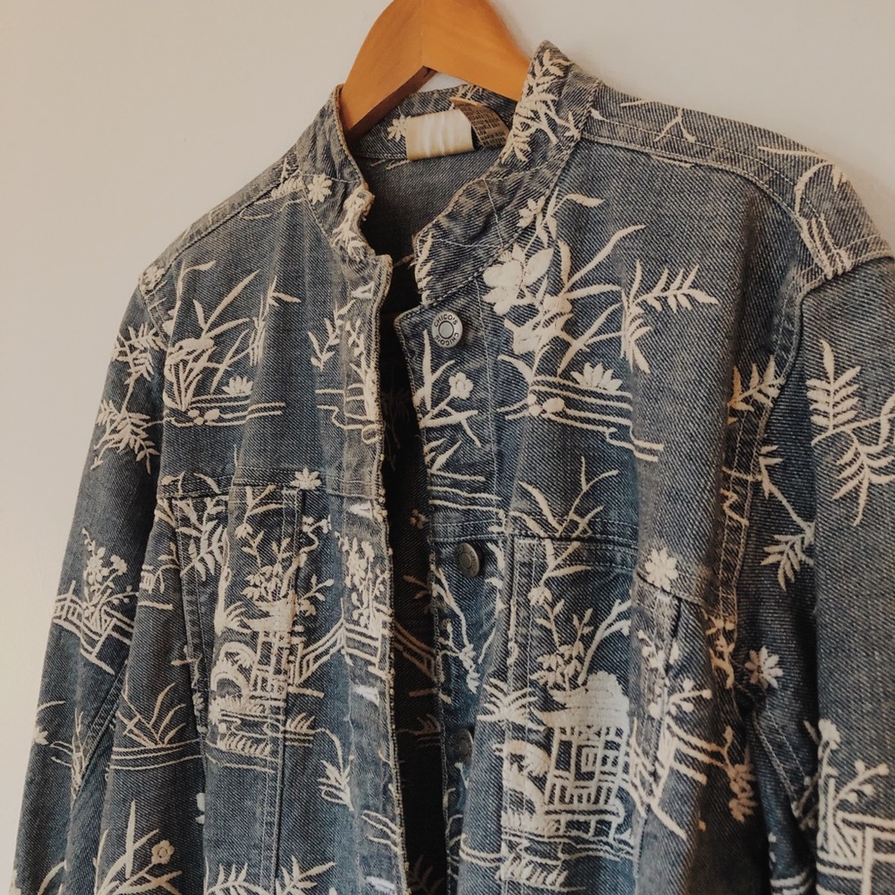 Chico’s Embroidered Denim Jacket